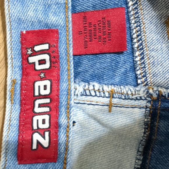 Vtg '00s Zana di patchwork flare jeans size 11 - Picture 6 of 13